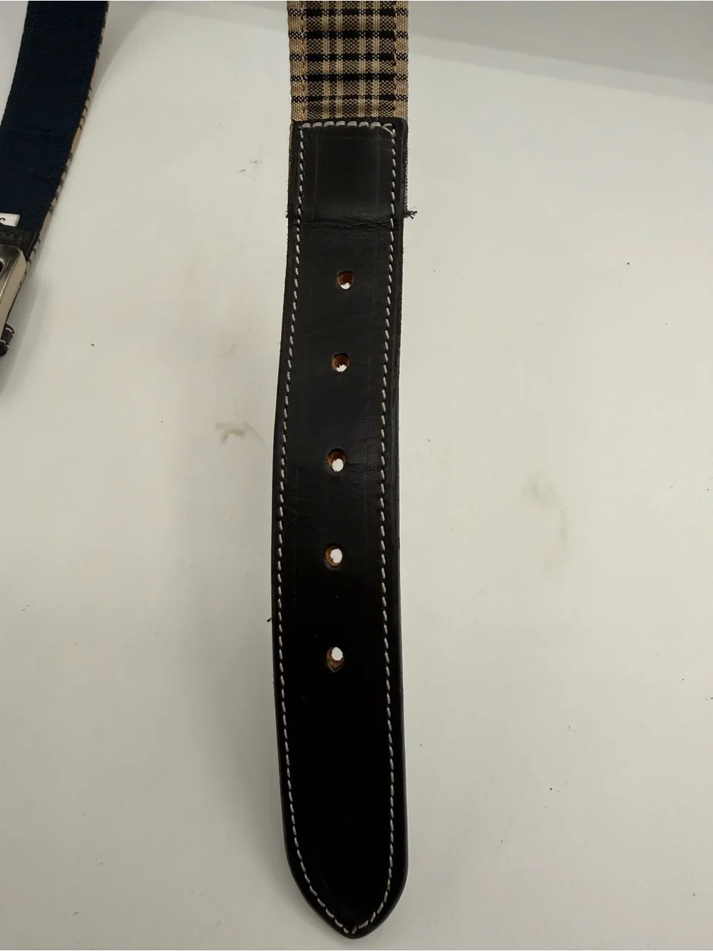 S/A Baker by equine couture plaid equestrian belt womens small
